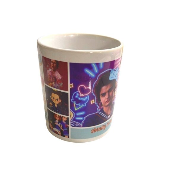 Stranger Things Steve totally tubular and cartoonish characters 8 oz mug New - Picture 5 of 5